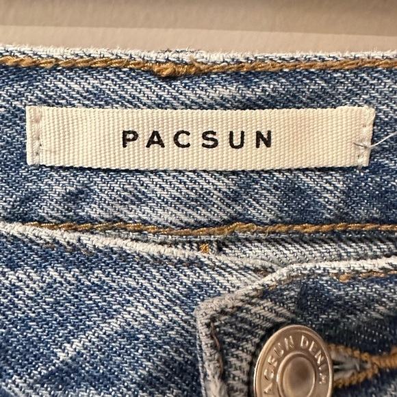 Pacsun eco flower power all over embroidered dad jeans size 25 - Picture 5 of 6